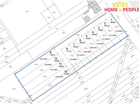 Prodej pozemku pro bydlení, Tlumačov, Dolní, 700 m2