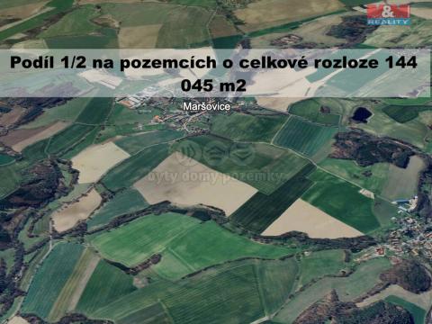 Prodej zemědělské půdy, Maršovice - Zahrádka, 144045 m2