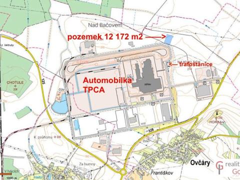 Prodej komerčního pozemku, Ovčáry, 12172 m2