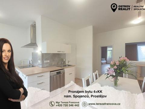 Pronájem bytu 4+kk, Prostějov, nám. Spojenců, 102 m2