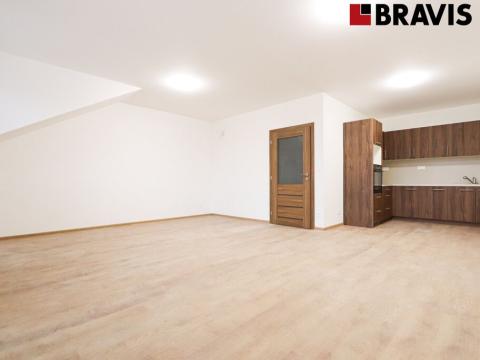 Pronájem bytu 1+kk, Brno, Kroupova, 55 m2