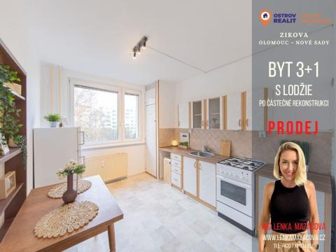 Prodej bytu 3+1, Olomouc - Nové Sady, Zikova, 62 m2