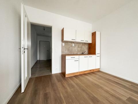 Pronájem bytu 1+kk, Praha - Horní Měcholupy, Milánská, 32 m2