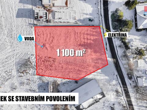 Prodej pozemku pro bydlení, Děčín - Děčín XXVIII-Folknáře, 1100 m2