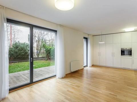 Pronájem bytu 1+kk, Praha - Podolí, Nad cihelnou, 37 m2