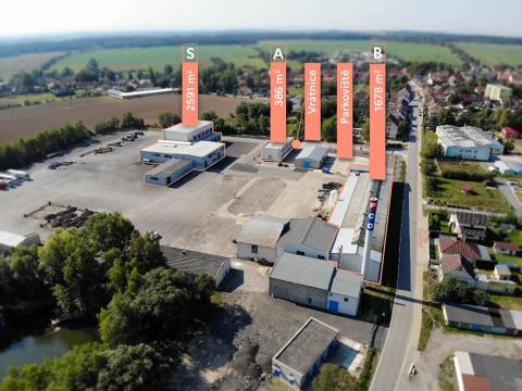 Pronájem výrobních prostor, Lišov, Hůrecká, 5000 m2