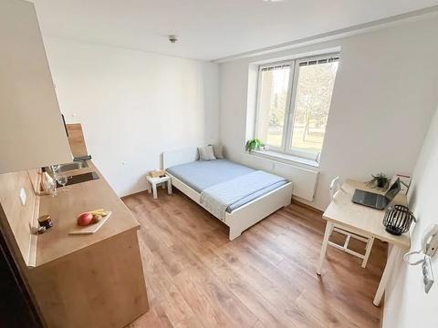 Pronájem bytu 1+kk, Praha - Suchdol, Suchdolské náměstí, 25 m2