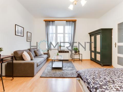 Pronájem bytu 1+1, Praha - Holešovice, Přístavní, 45 m2