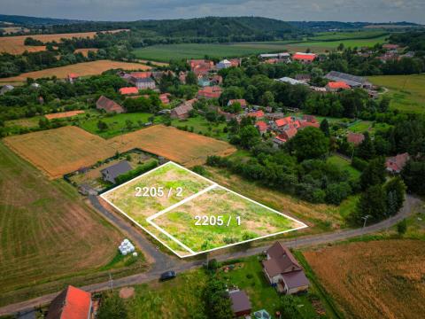 Prodej pozemku pro bydlení, Blšany - Malá Černoc, 1500 m2