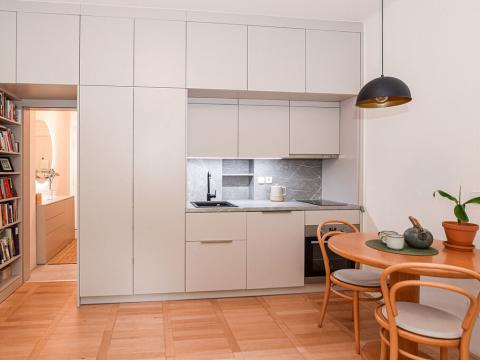 Pronájem bytu 1+kk, Praha - Vinohrady, Šrobárova, 28 m2
