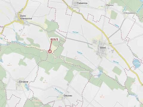Dražba lesa, Dolní Vilémovice, 64 m2
