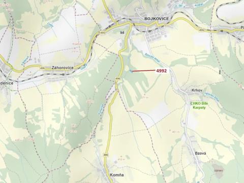 Dražba lesa, Bojkovice, 4193 m2