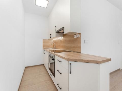 Pronájem bytu 1+kk, Brno - Černovice, Faměrovo náměstí, 29 m2