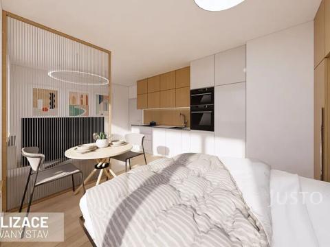 Prodej bytu 1+kk, Praha - Vysočany, Pod Harfou, 30 m2