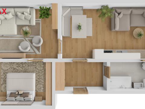 Prodej bytu 2+1, Úpice, náměstí T. G. Masaryka, 48 m2