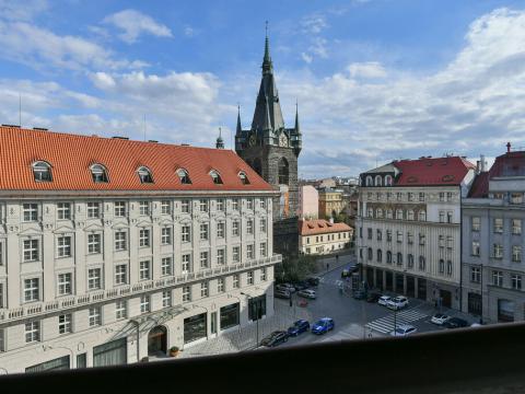 Pronájem bytu 3+1, Praha - Nové Město, Senovážné náměstí, 90 m2