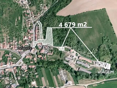 Prodej podílu zahrady, Pašovice, 956 m2
