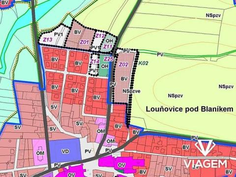 Prodej pozemku pro bydlení, Louňovice pod Blaníkem, 816 m2