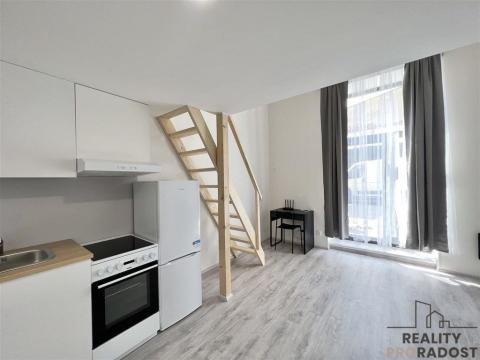 Pronájem bytu 1+kk, Brno, Hybešova, 21 m2