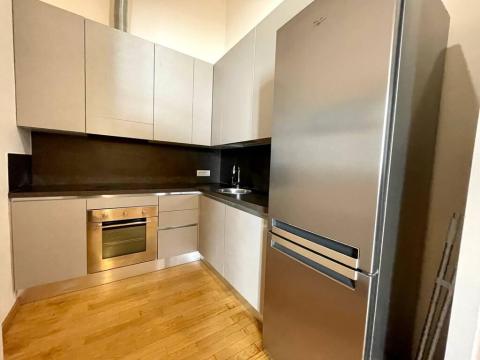 Pronájem bytu 1+kk, Praha - Karlín, Karlínské náměstí, 52 m2