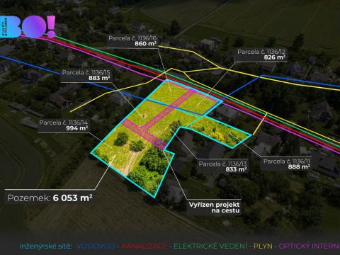 Prodej pozemku pro bydlení, Palkovice, 6053 m2