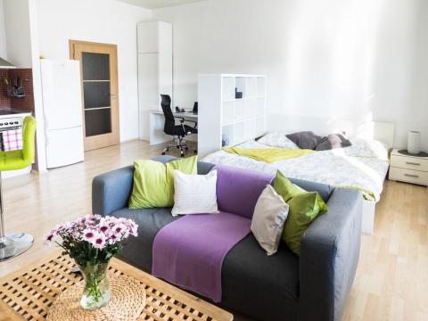 Prodej bytu 1+kk, Praha - Libeň, Českomoravská, 43 m2
