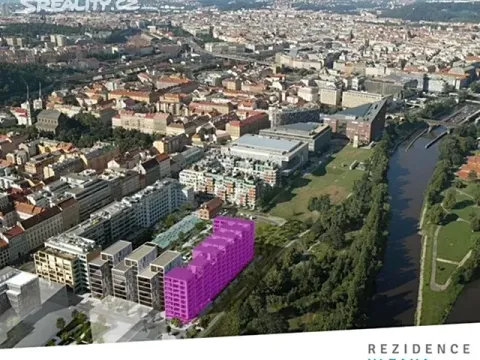 Pronájem bytu 2+kk, Praha - Karlín, Za Karlínským přístavem, 50 m2