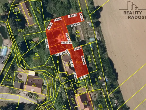Prodej pozemku pro bydlení, Vyškov, Lhota, 530 m2