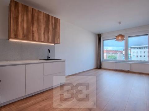 Pronájem bytu 1+kk, Praha - Vysočany, Střídavá, 36 m2