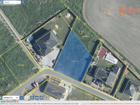 Prodej pozemku, Kadaň, Vinohrady, 1605 m2