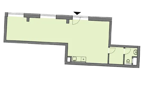 Prodej kanceláře, Brno, Chvalovka, 48 m2