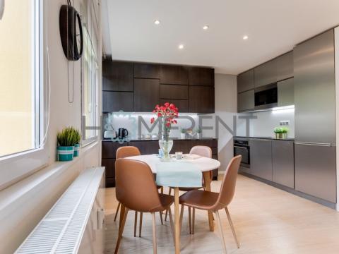 Pronájem bytu 3+kk, Praha - Podolí, Pujmanové, 61 m2