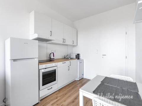 Pronájem bytu 1+kk, Praha - Kyje, Za černým mostem, 24 m2