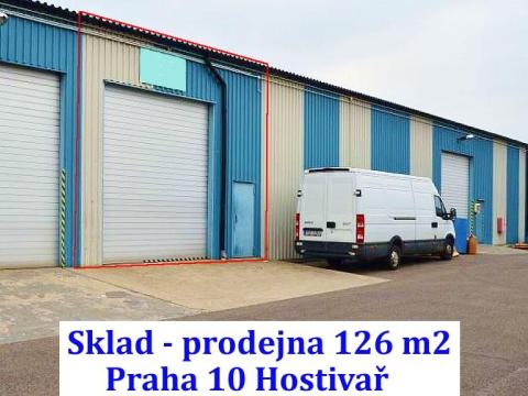 Pronájem skladu, Praha - Hostivař, Průmyslová, 126 m2