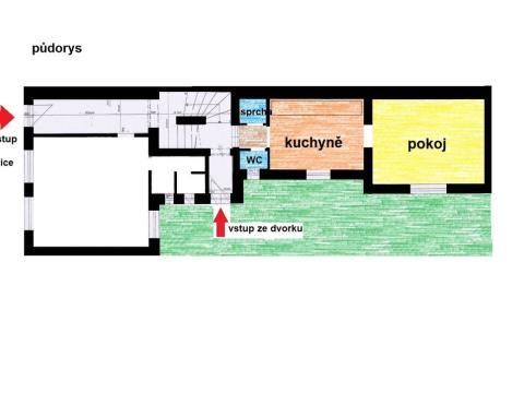 Pronájem bytu 1+1, Kladno, Havířská, 40 m2
