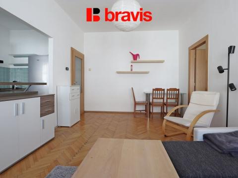 Pronájem bytu 2+kk, Brno - Žabovřesky, Tábor, 50 m2