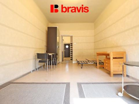 Pronájem bytu 1+kk, Brno - Veveří, Antonínská, 28 m2