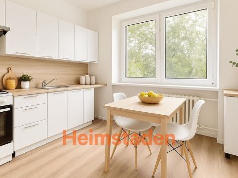 Pronájem bytu 1+1, Ostrava - Mariánské Hory, Zelená, 37 m2
