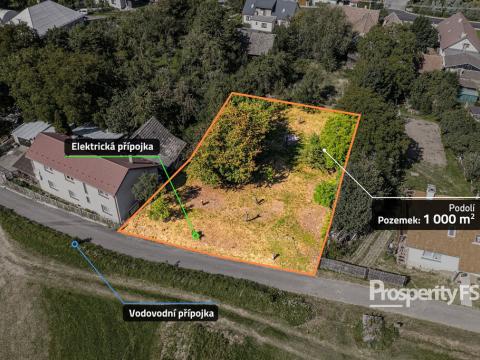 Prodej pozemku, Podolí, 1000 m2