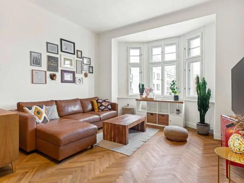 Pronájem bytu 2+1, Praha - Vinohrady, Slezská, 88 m2
