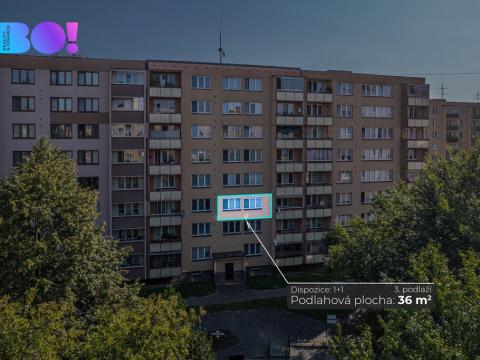 Prodej bytu 1+1, Ostrava, Josefa Brabce, 36 m2