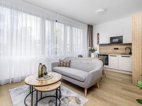 Pronájem bytu 1+kk, Praha - Karlín, Pobřežní, 32 m2
