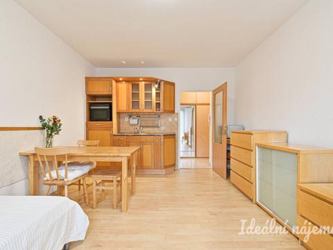 Pronájem bytu 1+kk, Střelice, Nebovidská, 28 m2