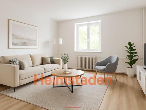 Pronájem bytu 1+1, Ostrava - Poruba, 17. listopadu, 41 m2