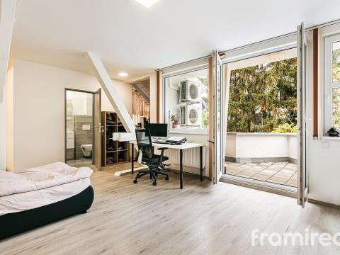 Pronájem bytu 1+kk, Brno - Pisárky, Hlinky, 30 m2