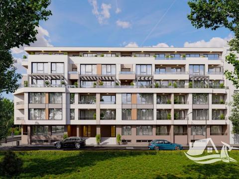 Prodej bytu 1+kk, Pomorie, Bulharsko, 47 m2