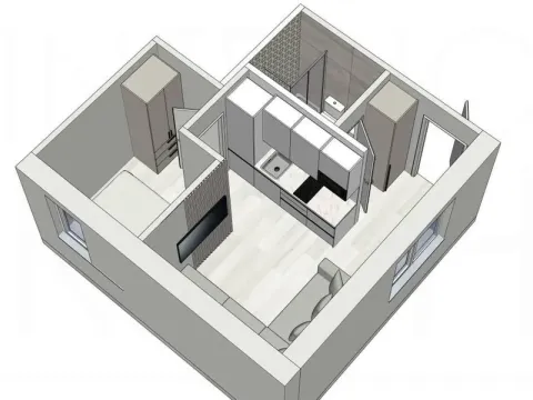 Pronájem bytu 2+kk, Praha - Žižkov, Na Jarově, 22 m2