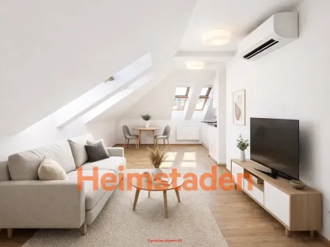 Pronájem bytu 2+kk, Ostrava - Poruba, náměstí Boženy Němcové, 47 m2