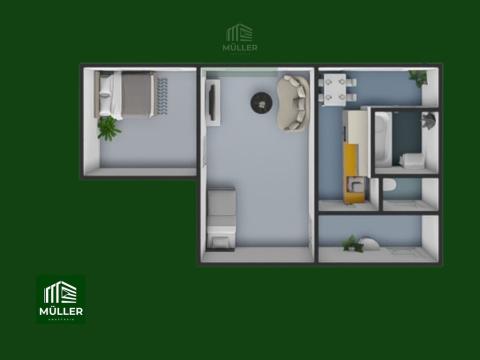 Pronájem bytu 2+1, Plzeň, Na Dlouhých, 53 m2