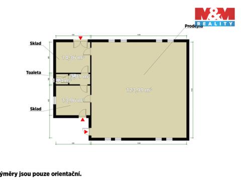 Pronájem obchodního prostoru, Bor, náměstí Republiky, 156 m2